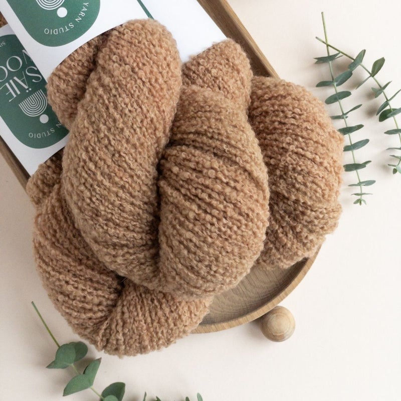 S&auml;ie Merino Boucle DK, Craving for Latte, 100g