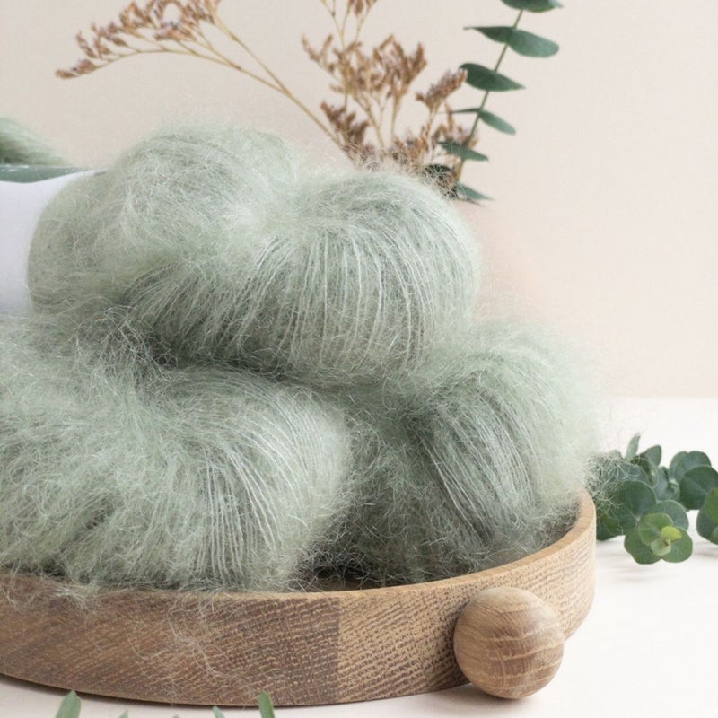 S&auml;ie Silk Mohair, Coastal Sage, 50g
