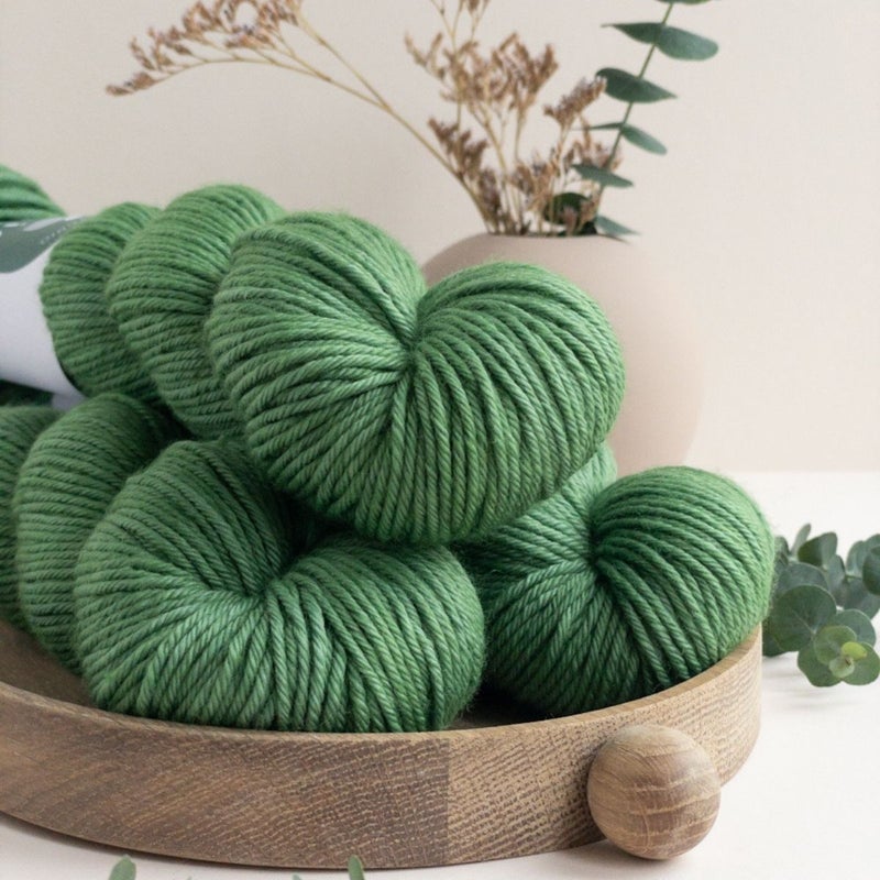 S&auml;ie Merino Aran, Green My Loyal Mate, 115g