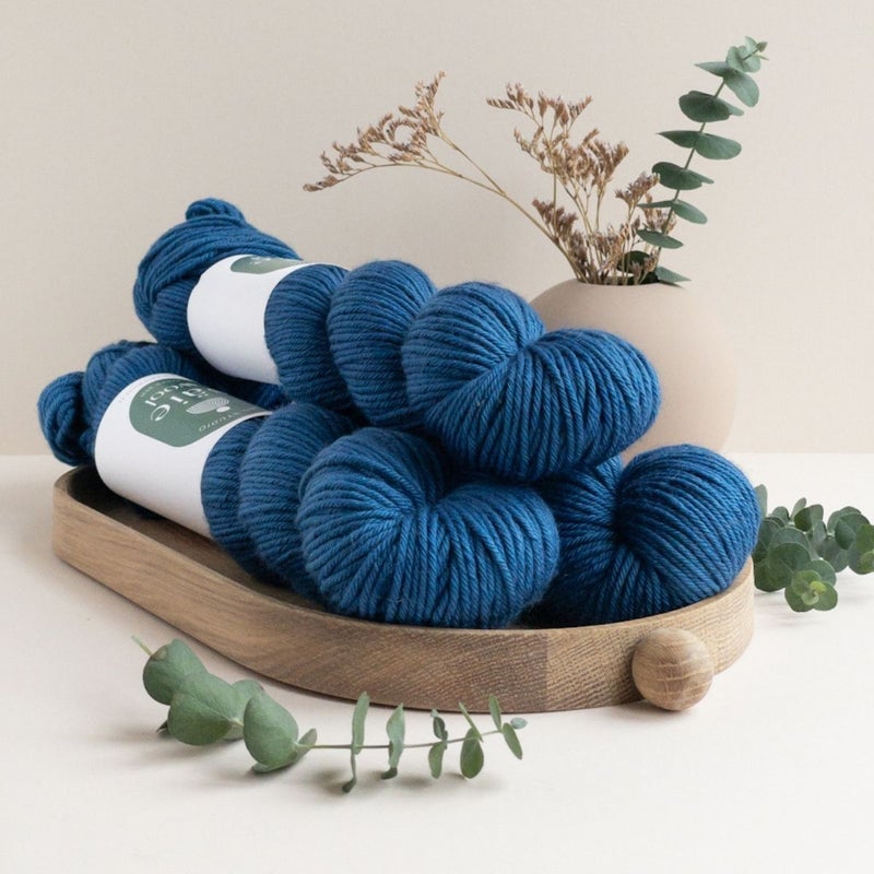 S&auml;ie Merino Aran, Blue My True Pal, 115g