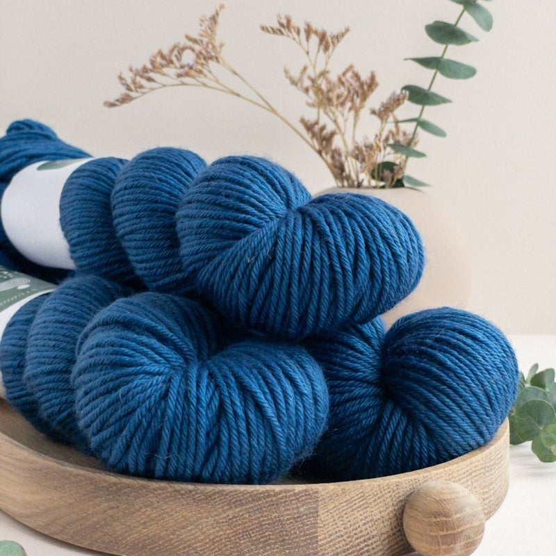 S&auml;ie Merino Aran, Blue My True Pal, 115g