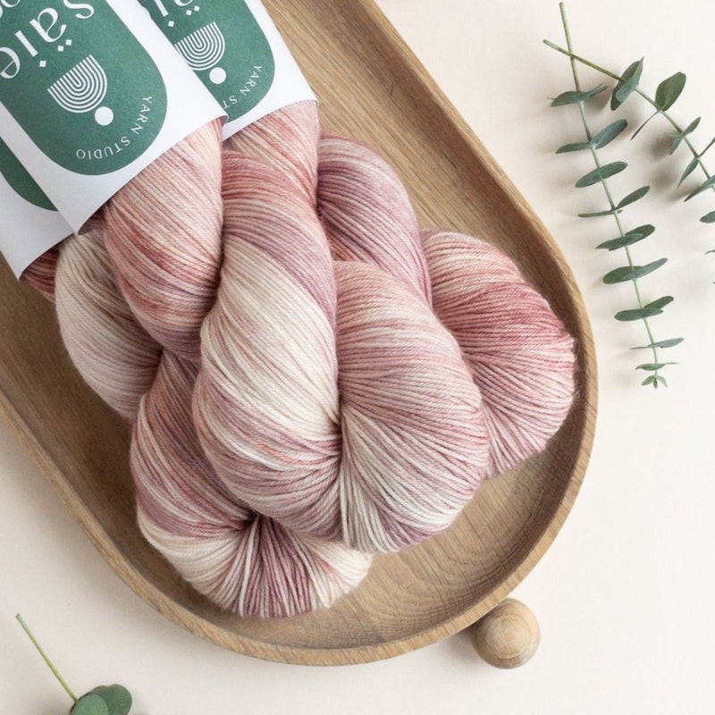 S&auml;ie Merino Sock, Peachin&rsquo; to the Choir, 100g