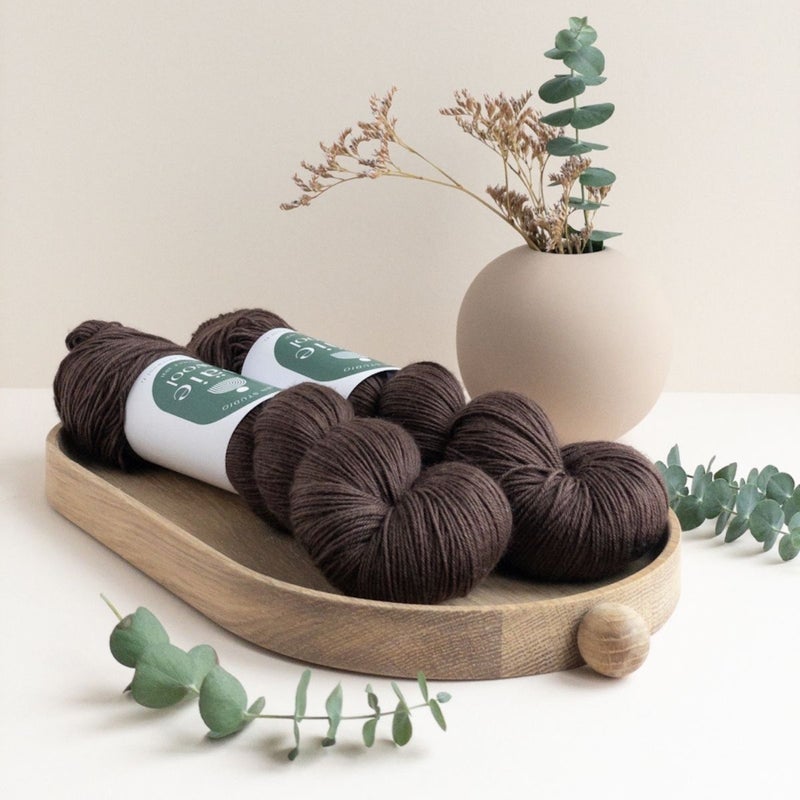 S&auml;ie Merino Sock, Dark Academia, 100g